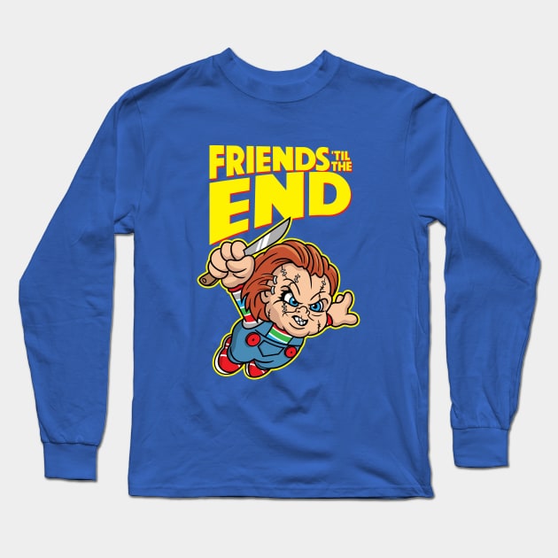 Friends 'Til The End Long Sleeve T-Shirt by DeepFriedArt